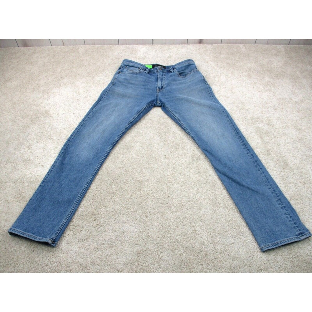 Revtown Decade Denim Jeans Men 32 Blue Taper Medium Wash Casual Stretch 32x29*